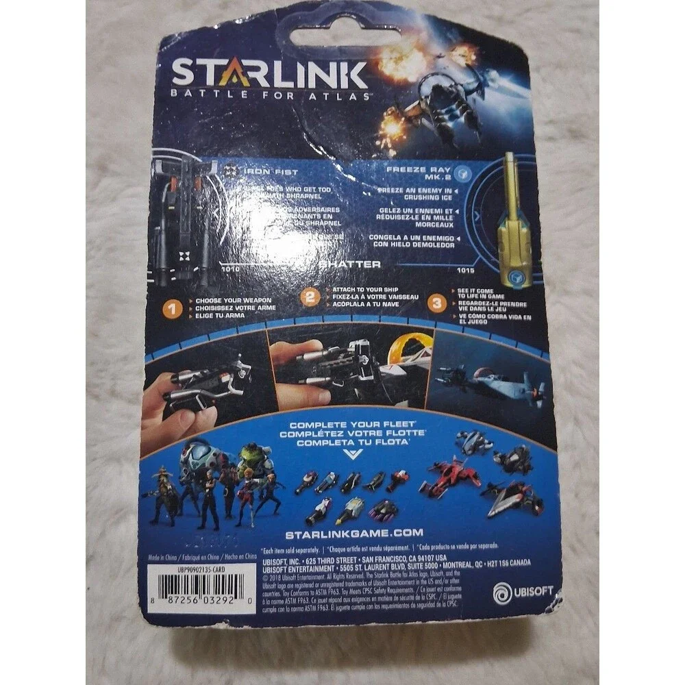 Starlink Battle for Atlas Weapons Iron Fist Freeze Ray MK.2